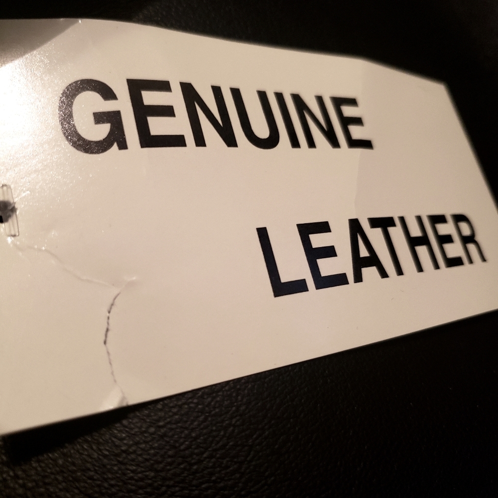 Genuine leather pants